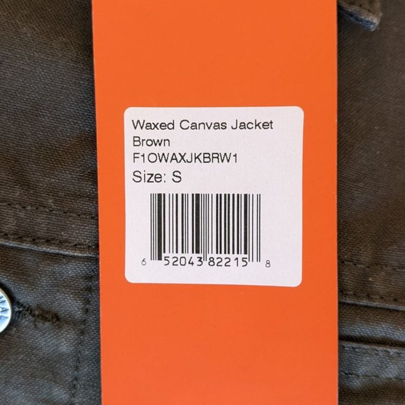 Normal Brand Waxed Canvas Jacket - Brown / S - Picture 8 of 8